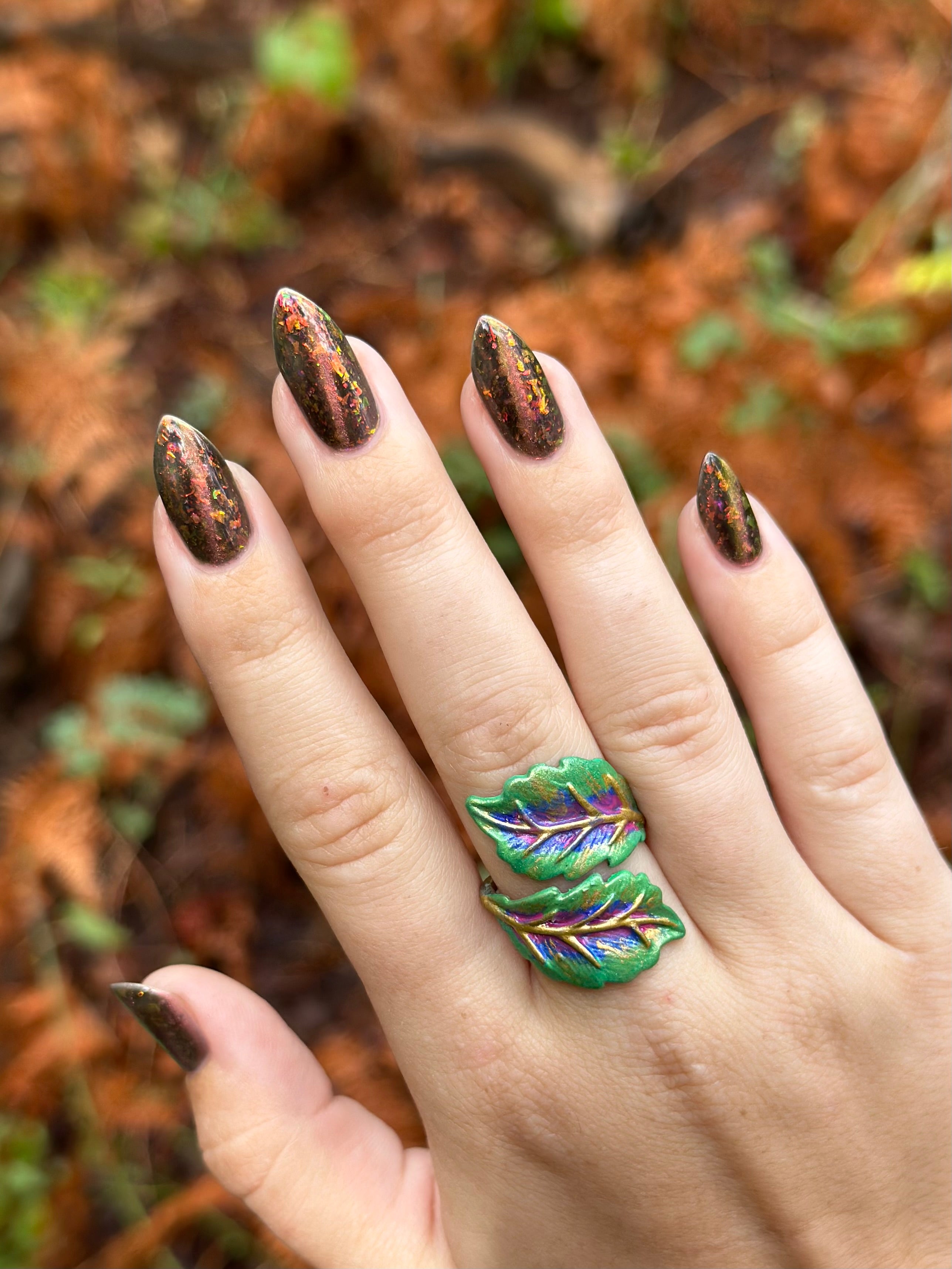 The Crunchiest Fall Leaf – Glitch Lacquer
