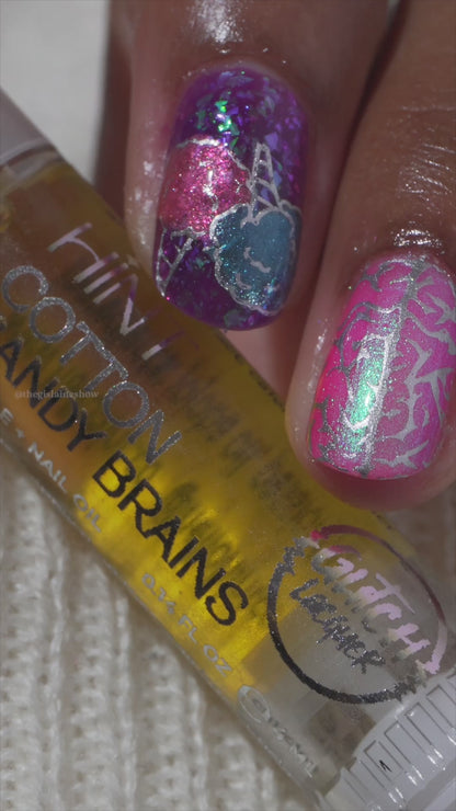 Cotton Candy Brains Cuticle Oil -HINT COLLAB-